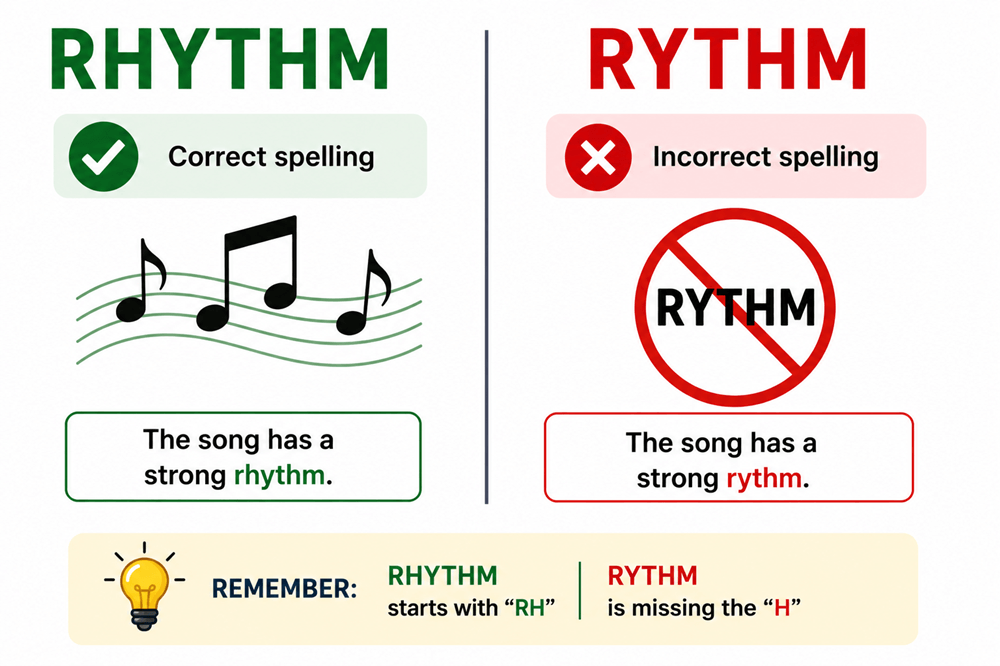 Rhythm or rythm