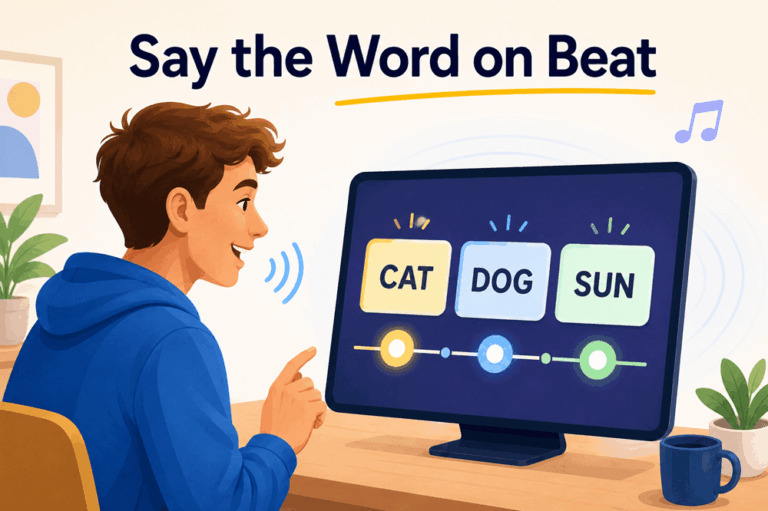 Say the word on beat game