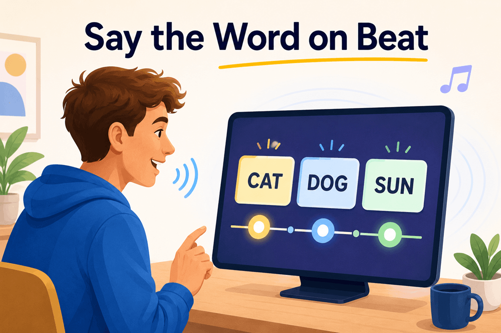 Say the word on beat game