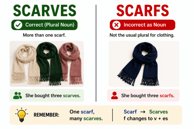 Scarfs or scarves