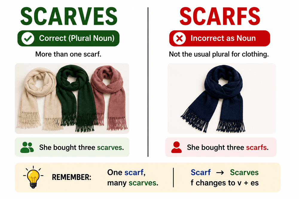Scarfs or scarves