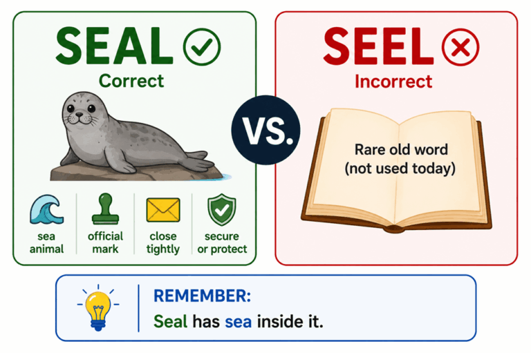 Seel or seal