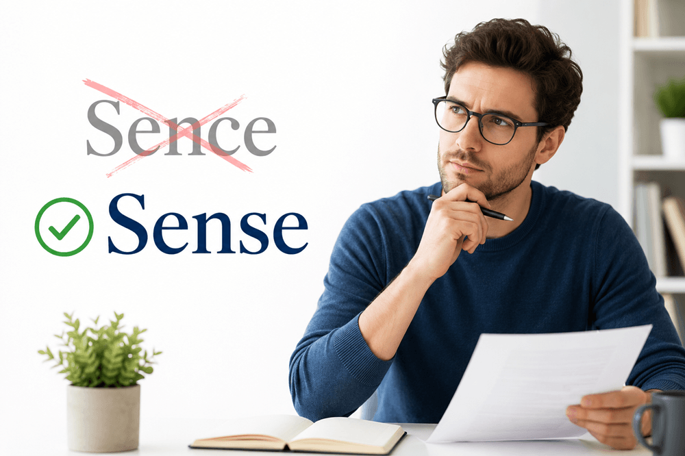 Sence or sense