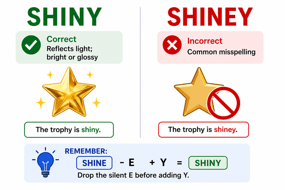 Shiney or shiny