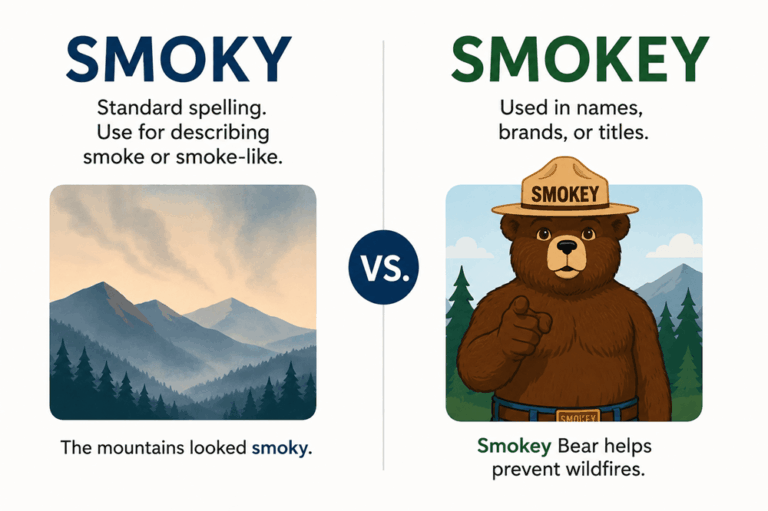 Smoky or smokey