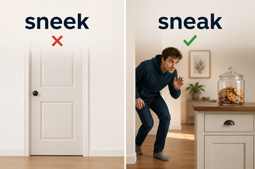 Sneek or sneak