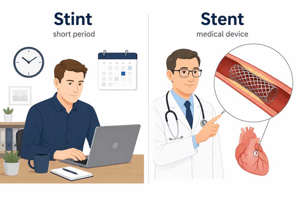 Stint or stent