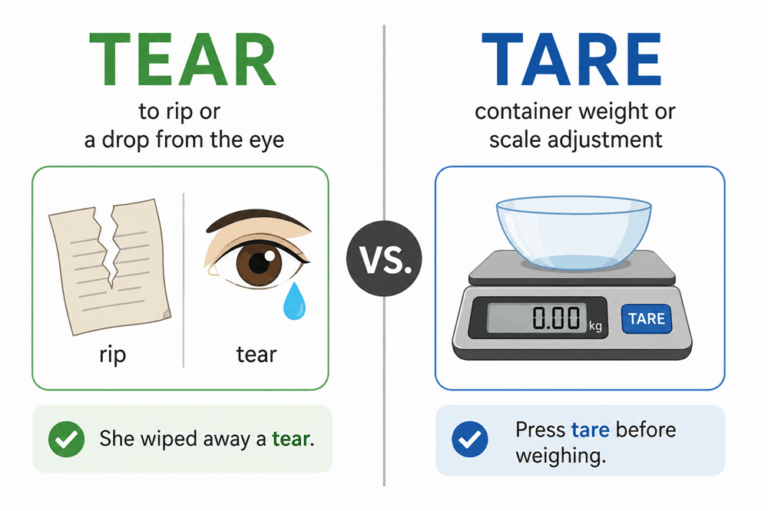 Tear or tare