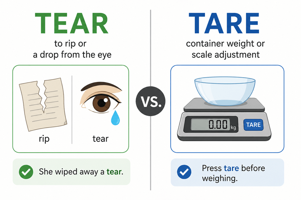 Tear or tare