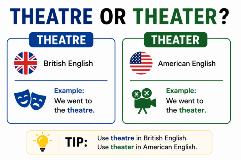 Theatre or theater