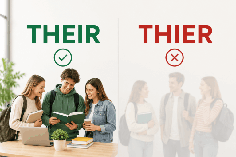 Their or thier