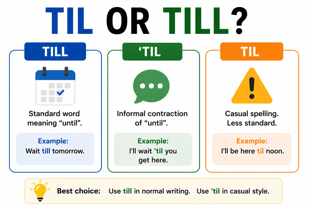Til or till