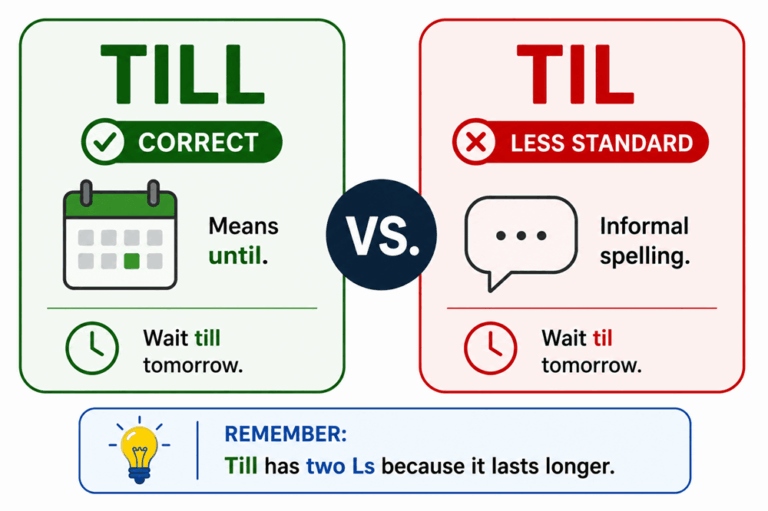 Till or til