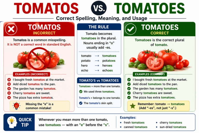 Tomatos or tomatoes