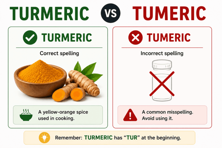 Tumeric or turmeric