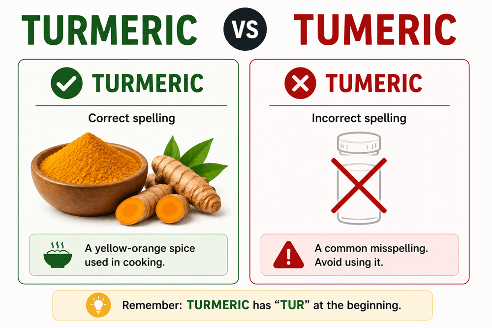 Tumeric or turmeric