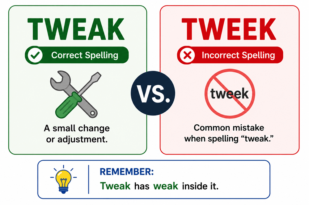 Tweek or tweak