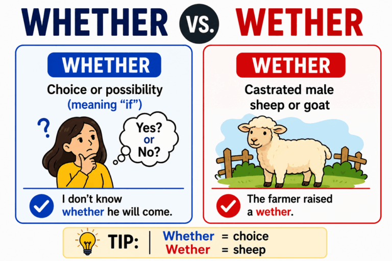Whether or wether