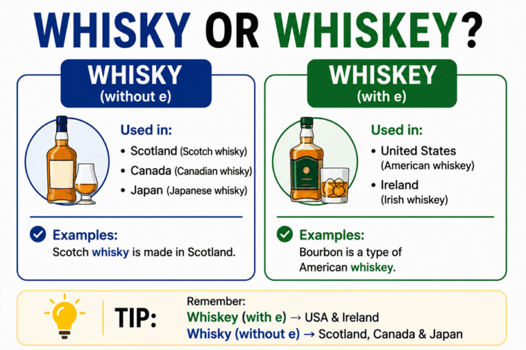 Whisky or whiskey
