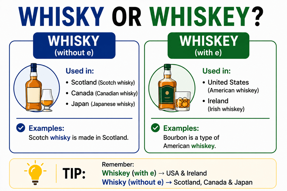 Whisky or whiskey