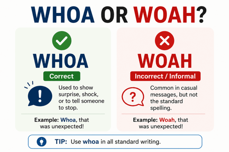 Whoa or woah
