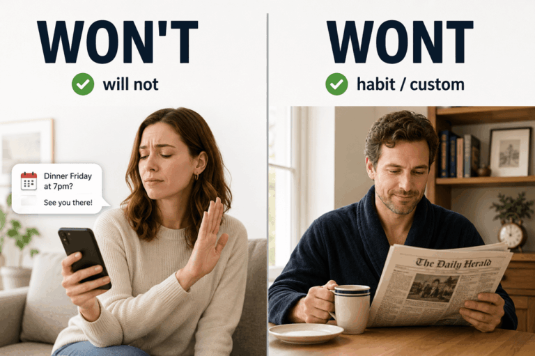 Wont or won't