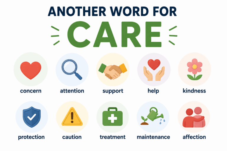 Another word for care