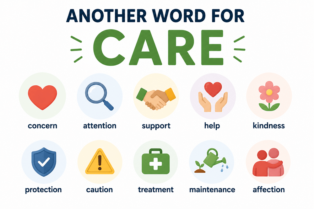 Another word for care