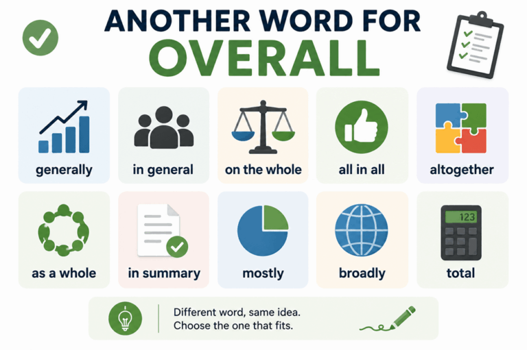 Another word for overall