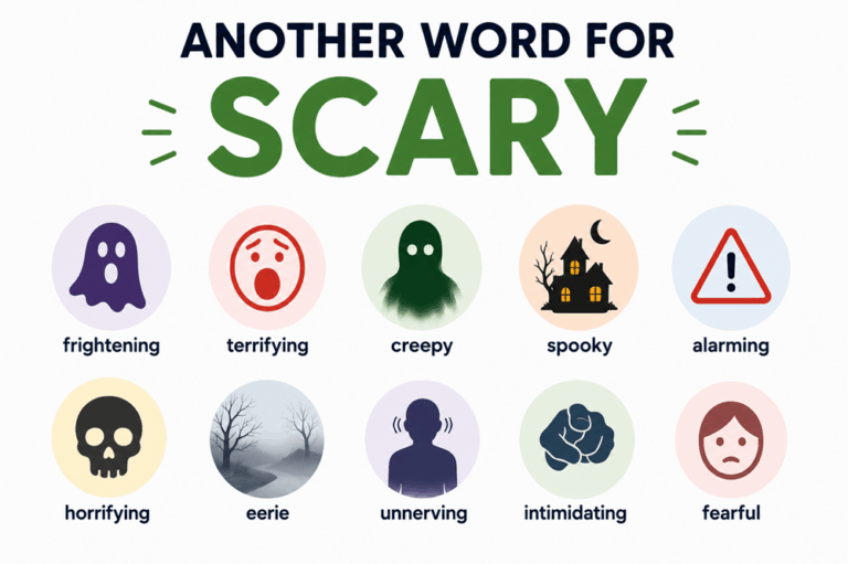 Another word for scary