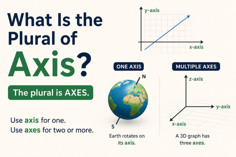 Axis plural form