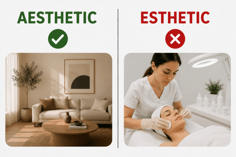 Esthetic or aesthetic