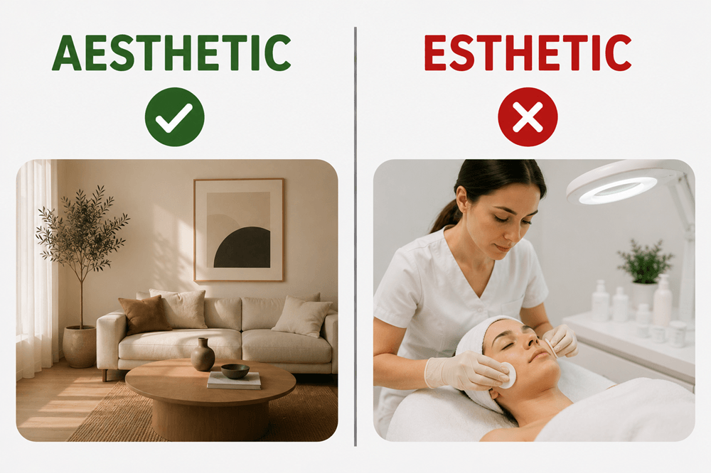 Esthetic or aesthetic