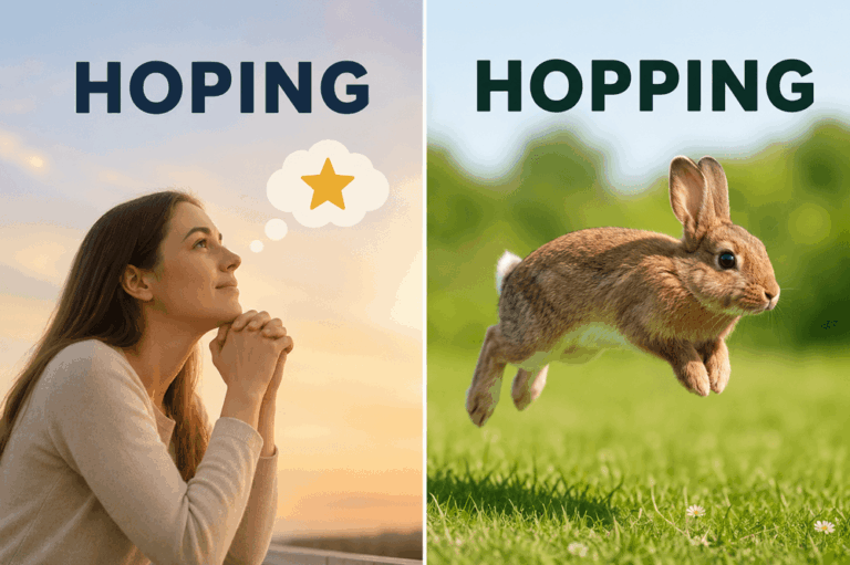 Hoping or hopping