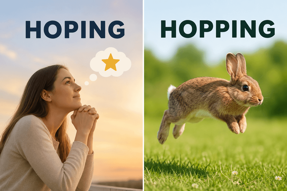 Hoping or hopping