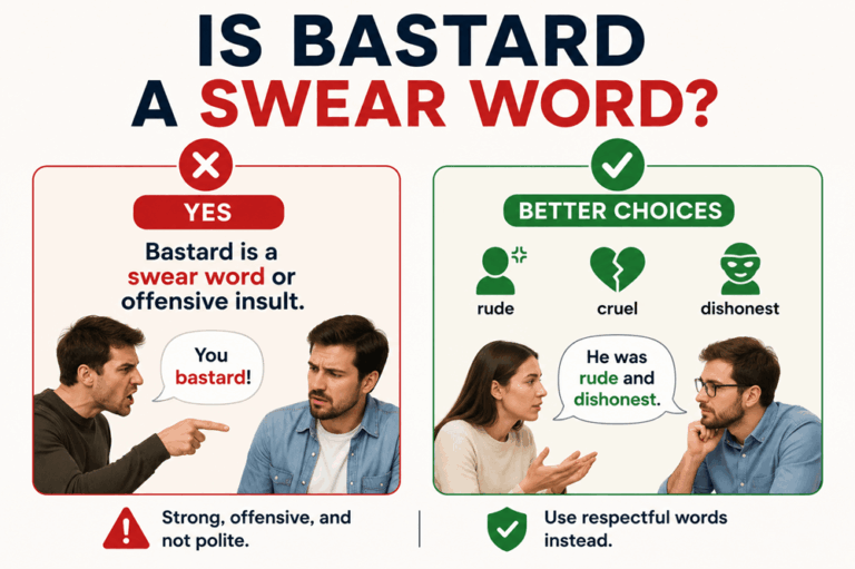 Is bastard a swear word