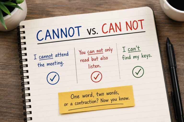 Is cannot one word
