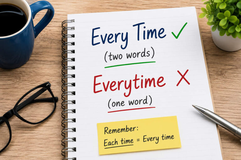 Is everytime one word