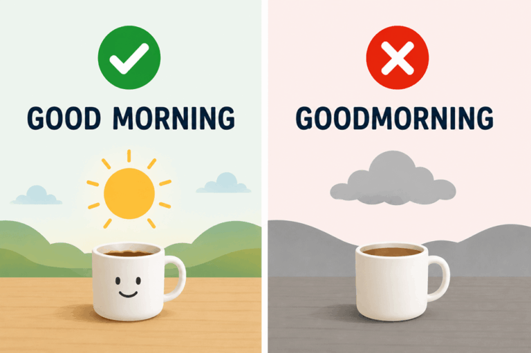 Is good morning one word
