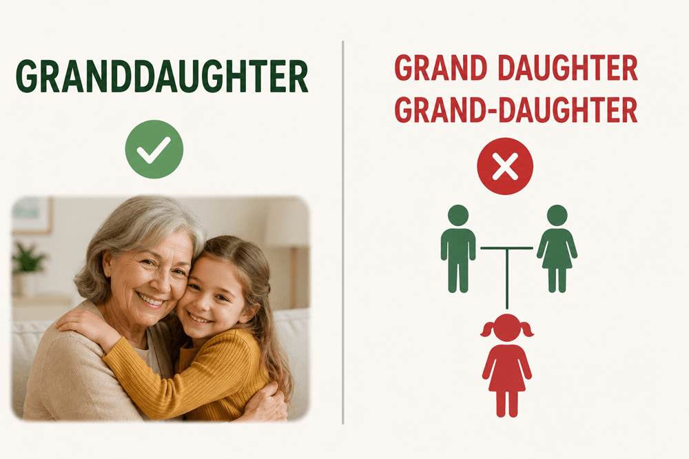 Is granddaughter one word