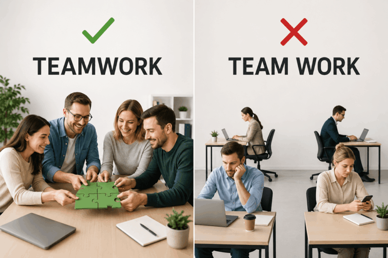 Is teamwork one word