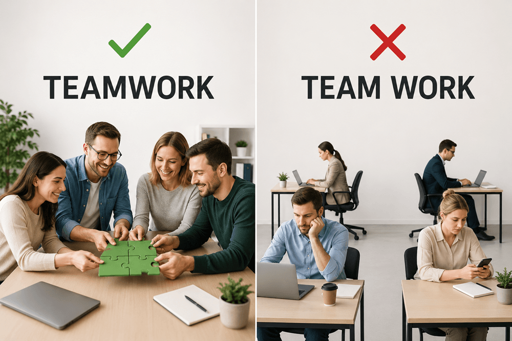 Is teamwork one word