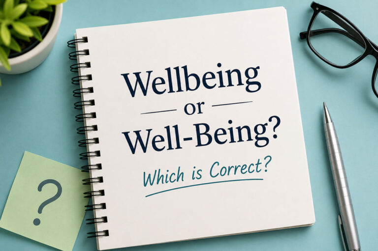 Is wellbeing one word