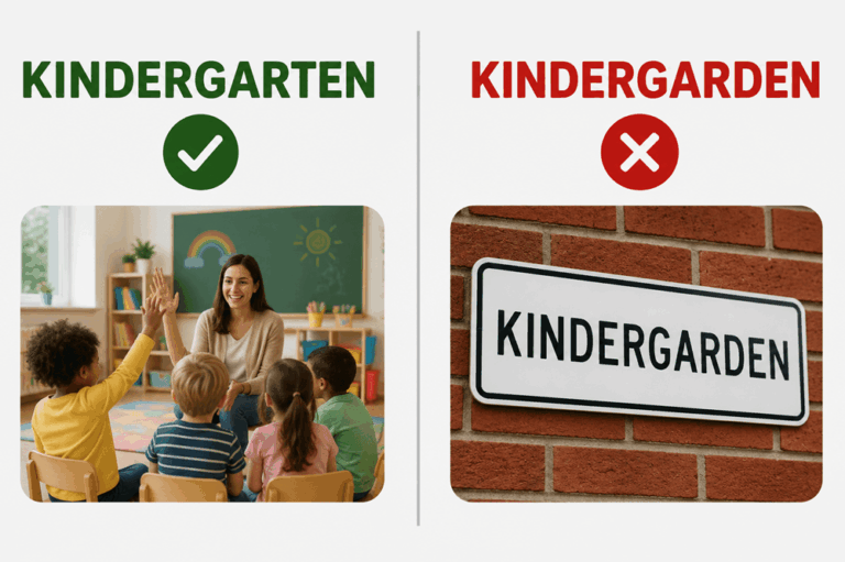 Kindergarten or kindergarden