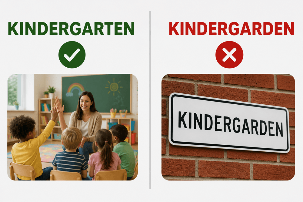 Kindergarten or kindergarden
