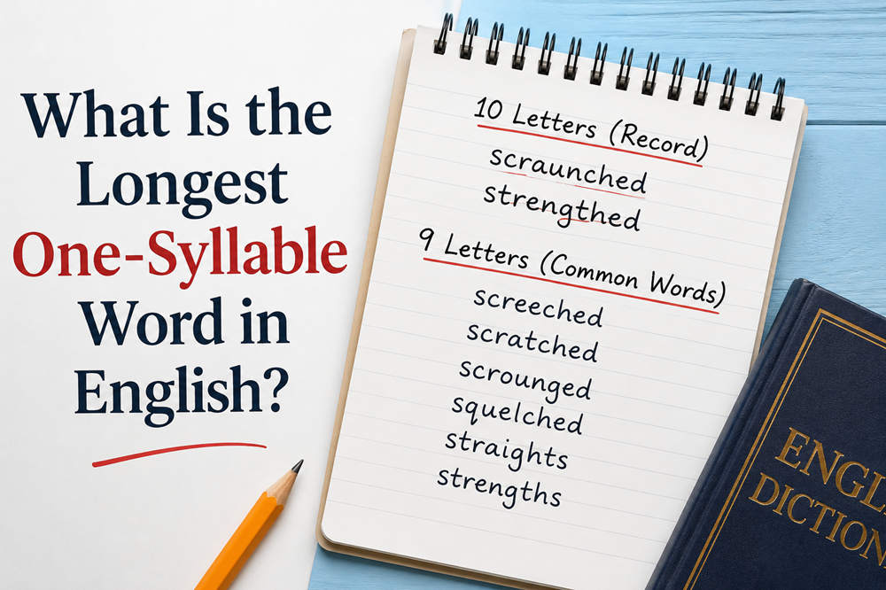 Longest one syllable word