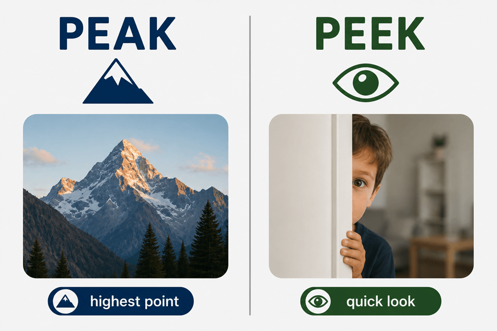 Peak or peek