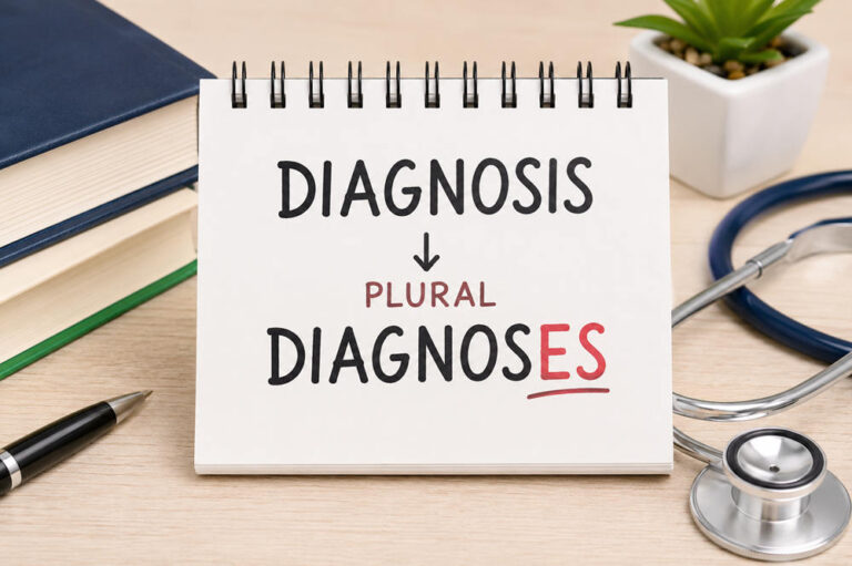 Plural form of diagnosis