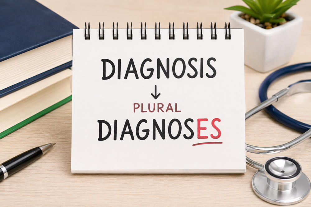 Plural form of diagnosis
