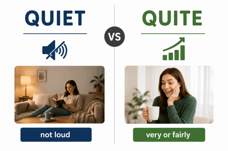 Quiet or quite
